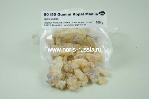 Манильский копал, натуральный пигмент, 100 гр.