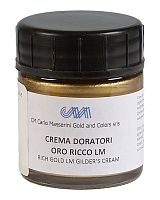 Паста бронзовая Masserini Gilding Cream, 30 мл. богатое золото